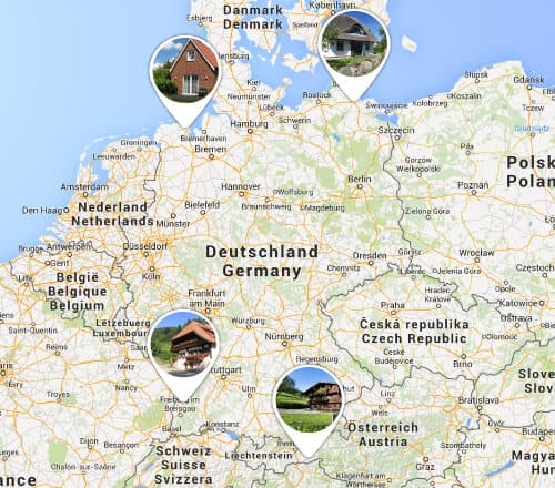 Visualisierung schönste Regionen